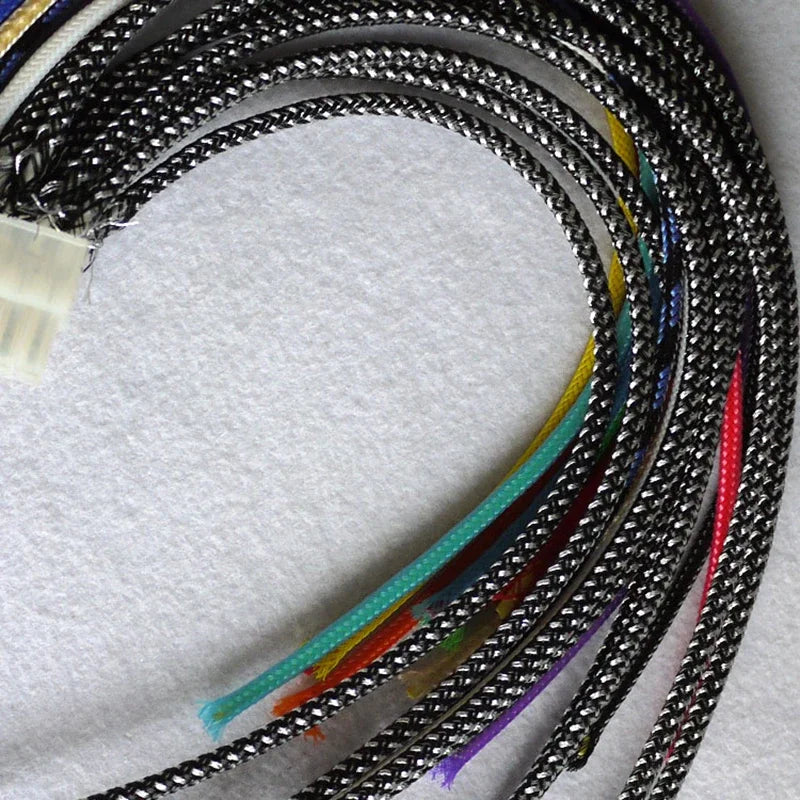 1/5/10M 2 4 6 8 10 12 14 16 20 25 30 40 50 60mm High Density PET Braided Expandable Sleeve Wire Wrap Insulated Protector Sheath