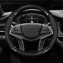 Universal Car Steering Wheel Cover Carbon Fiber Leather Three-dimensional Anti Slip, Timple And Fashionable Car Accessories