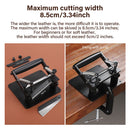 WUTA Manual Leather Skiving Machine Strip Belt Thinning Skiver Splitter Cowhide Leather Peeling Machine DIY Strap Cutting Tools