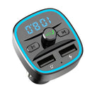 T25 Car Bluetooth 5.0 FM Transmitter MP3 Player Fast Charging Dual USB Charger