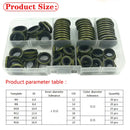 150/100pcs Bonded Seal Sealing Ring Assortment Kit Oil Drain Screw Combined Washer Seal Set M6 M8 M10 M12 M14 M16 M18 M20 M22