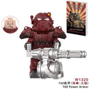 MY701-705 Bos Brotherhood of Steel T-60 Power Armor Cooper Howard Lucy MacLean Radiation Building Block Mini Action Figure Toys