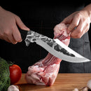Handmade Butcher Boning Knife Chop Vegetables Cleaver Meat Kitchen Knives Hand Forged Blade Chef Knives Cooking Cutter Tools