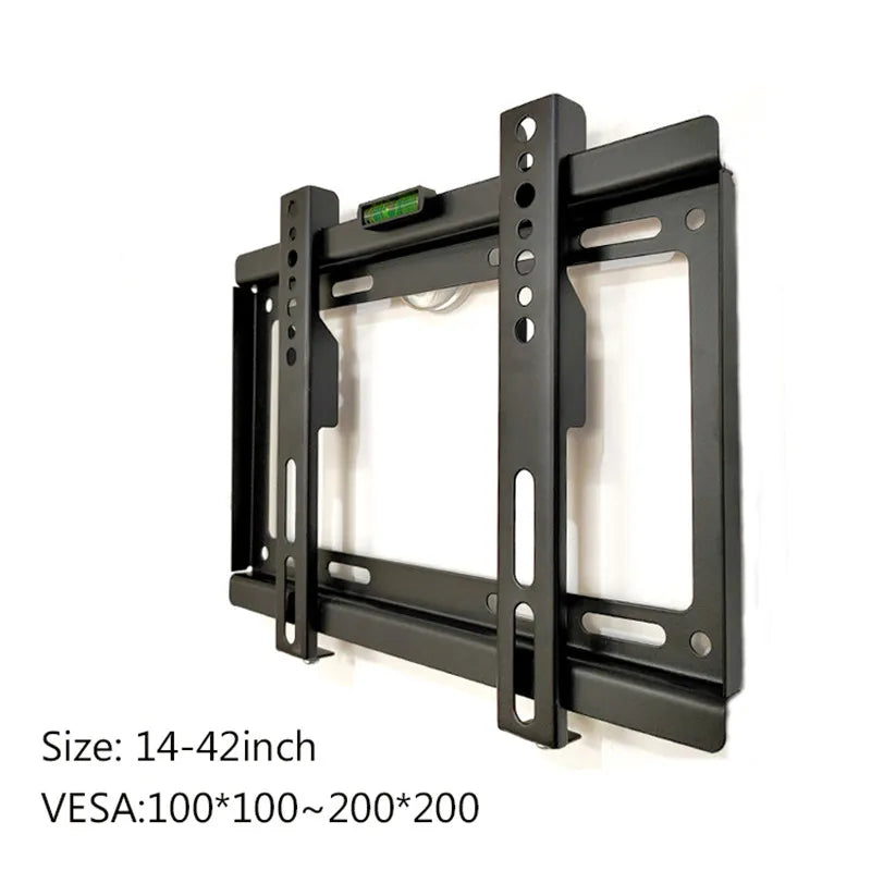TV Wall Mount Bracket Low Profile Fixed for 14-42 Inch Flat Screen TVs & Monitors Universal TV Monitor Mount Max VESA 200x200mm