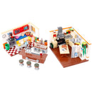 MOC City Series Building Blocks Figure Furniture House Kitchen Medieval Accessories DIY Bricks Set Christmas Toys for Kid Gifts