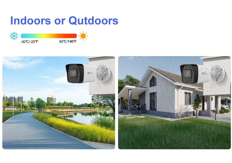 Anpviz 8MP POE IP Bullet Camera Outdoor Smart Dual-Light Color Vu 30m CCTV Video Surveillance SD Card Slot Human/Car Detection