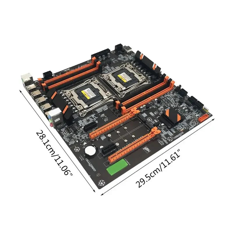 X99 Dual CPU Motherboard LGA2011-3 M.2 SSD Slots SATA3.0 PCIE3.0 X16 RAM Max RAM 256G supports Xeon E5 V3 V4 CPU