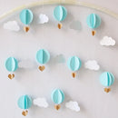 3D Clouds Love Hot Air Balloon Paper String Garland Banner Birthday Baby Shower Party Wall Background Hanging Wedding Decoration