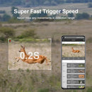 LS VISION Solar Hunting Trail Camera 14MP 4G SIM Card IP66 Waterproof 20M PIR Motion Detection Wildlife Camera IR Night Vision