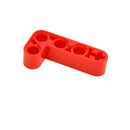 10Pcs Building Blocks Technical Thick Bulk DIY 2x4 L-Shape Arm Liftarm Compatible 32140 Assembles Particles Moc Parts Toy Bricks
