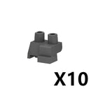 MOC Military Building Blocks Soldiers Figures Special Accessories Squatting Posture Arm Hand Kit Bricks Toys For Kid Gifts O020