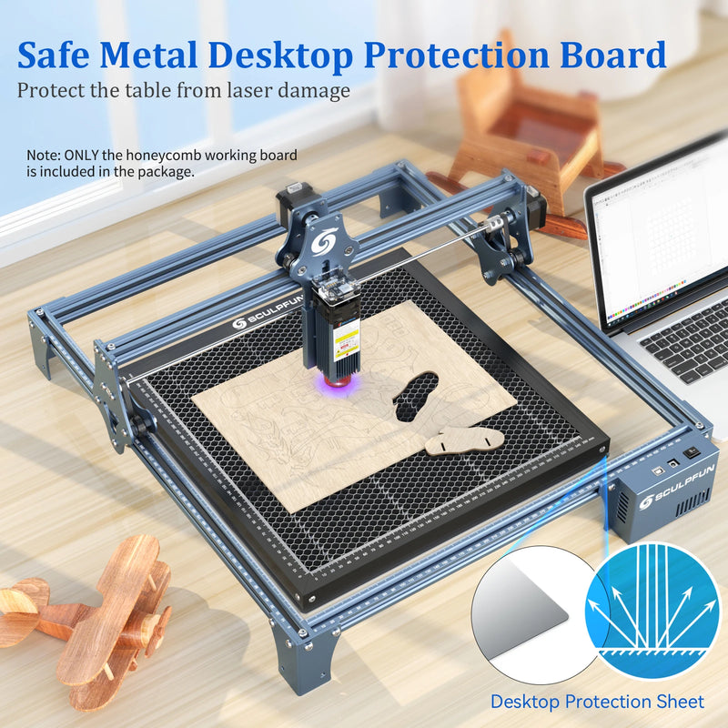 SCULPFUN Honeycomb 400x400mm Working Table Board for S10 S9 Steel Panel Platform for CO2 Diode Laser Engraver Cutting Machine