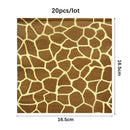 20Pcs Jungle Animals Paper Napkins Tropical Palm Leaves Napkins Towel Jungle Safari Birthday Party Decoration Hawaii Supplies