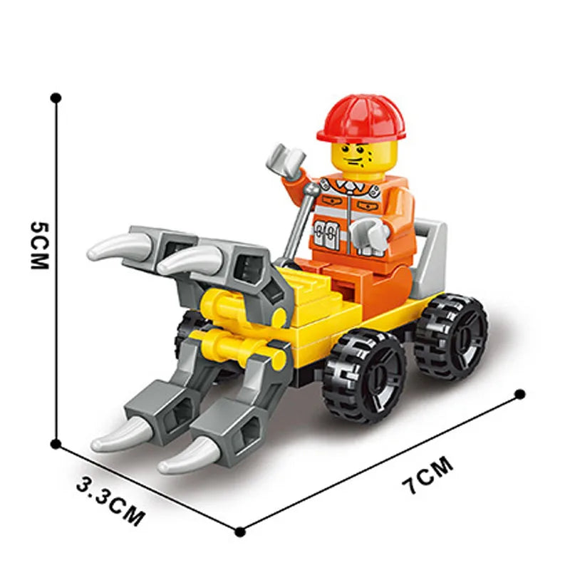 SLUBAN Girl Princess Royal Carriage Wagon Horse Racing Party Model Building Blocks Enlighten Action Figure Toys For Children