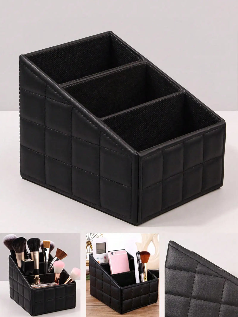 Makeup Brush Holder Large Capacity Make up Brush Case Organizer Cosmetic Cup Cylinder Storage Bag