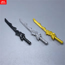 9pcs MOC Bricks 4cm Action Figure Ninja Weapon Sword Dragon Accessory Assembled Building Blocks Children Toys