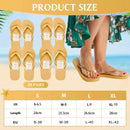 6-24 Pairs Flip Flops Bulk Wedding Favors Gifts for Guests Beach Sandals Bachelorette Hen Party Slippers Bridesmaid Team Bride