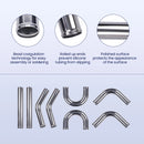 2.5'' Intercooler Turbo Charger Piping Tube Duct Kit+ Bent Pipe Coupler Blue 64mm Aluminum Universal  Kit & Blue Hose Kit