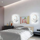 Crystal Wall Lamps, 6000K LED Wall Lamp K9 Crystal 16W LED Wall Sconce for Living Room, Bedroom, Cool White Light