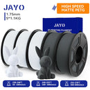 JAYO 5 Rolls 3D PETG / High Speed Matte PETG 3D Filament 1.75mm 30mm/s - 600mm/s Print Range PETG 3D Printer Filament for 3D