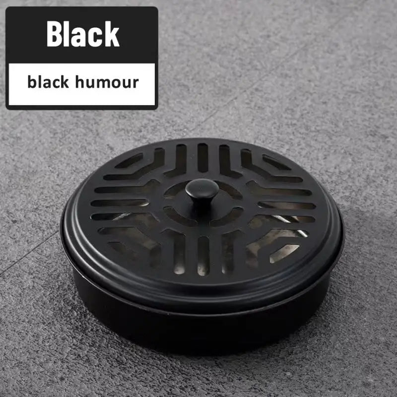 Mosquitoes Coil Holder Tray Frame Stainless Steel Round Rack Plate For Spirals Incense Insect Repellent