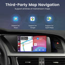 Junsun Wireless CarPlay Android Auto Interface Adapter For Audi A4 B8 A5 Q5 S5 2009-2015 with AirPlay Mirror Link Bluetooth