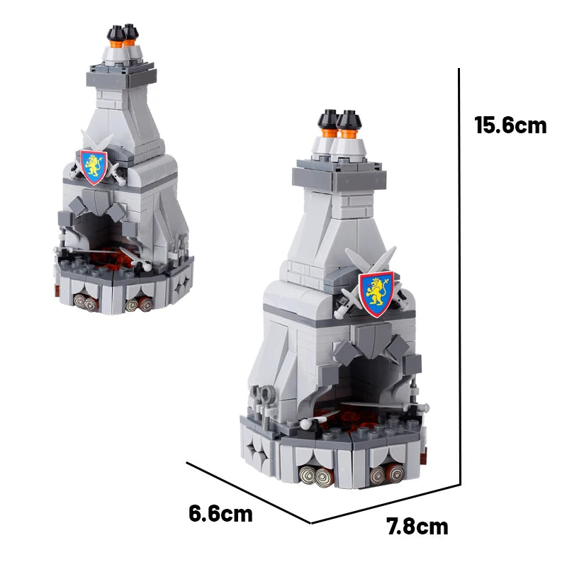 MOC City Series Building Blocks Figure Furniture House Kitchen Medieval Accessories DIY Bricks Set Christmas Toys for Kid Gifts