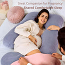 Pregnancy Pillows for Sleeping, G Shaped Full Body Maternity Pillow with Removable Cover - Support for Belly for Pregnant Women