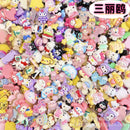 Sanrio Anime 3D Decoration Sticker Cute Cartoon Kuromi Melody DIY Phone Case Water Cup Accessories Material Pack boys Girl Gift