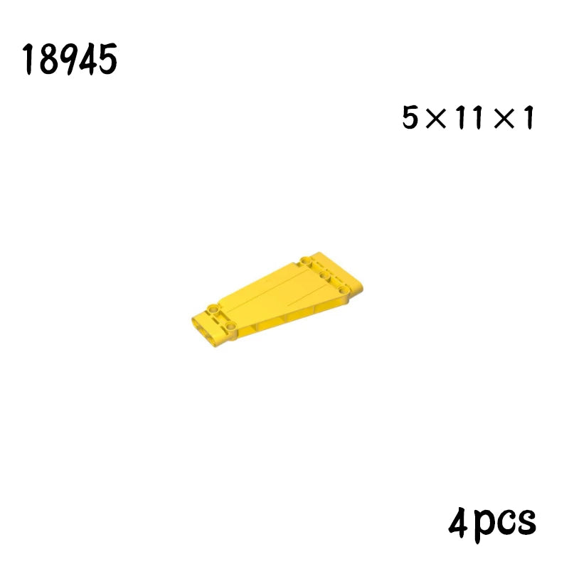 NEW Technical Panel Plate DIY Mechanical Building Blocks MOC Car Parts Brick Toy Gift  24119 62531 64782 11954 18944 18945 24116