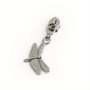 5PCS Dragonfly Bee Wallet Cosmetic Bag Pull Tab Slider Pencil Case Coat Messenger Bag Metal Insect Zipper Fashion Cute Pendant