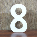 8 CM Letras Decorativas Grandes White Wooden Letters Home Decor Wedding Decoration DIY Personalised Name Design Free Standing