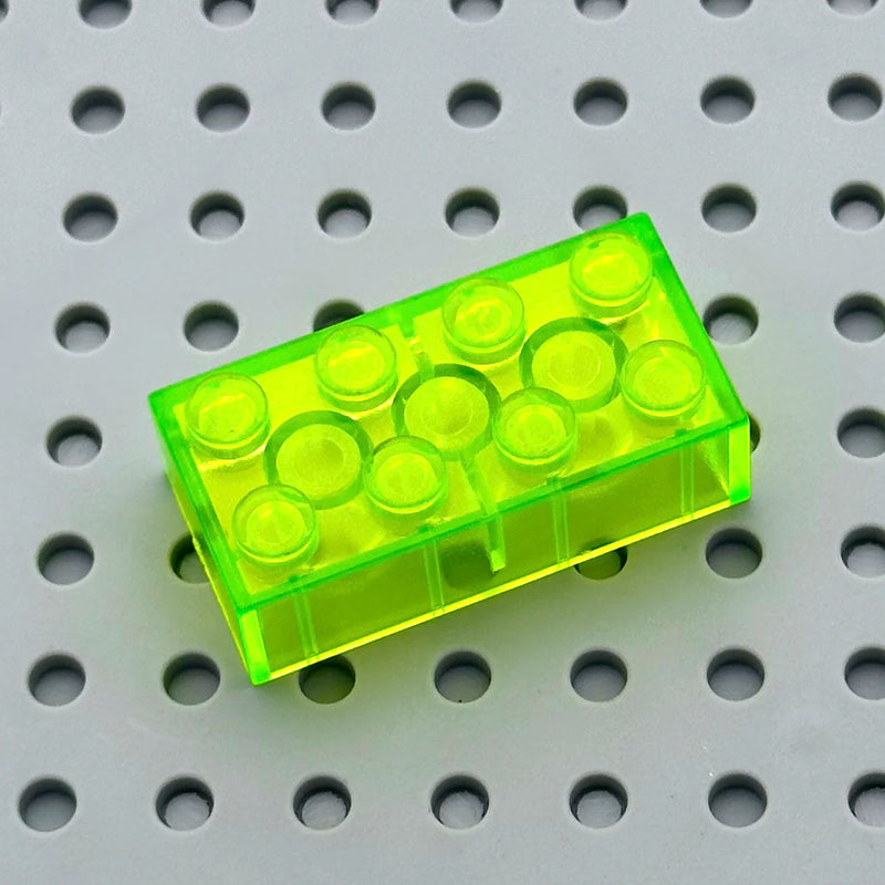 10pcs/lot DIY Blocks Building Bricks Thick 2X4 Educational Assemblage Construction Toys for Children Size Compatible With Brand