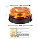 Emergency Strobe Light Set Vehicles Amber Warning Beacon Rotating Light Flashing Police Multipurpose Led Tractor Accessories