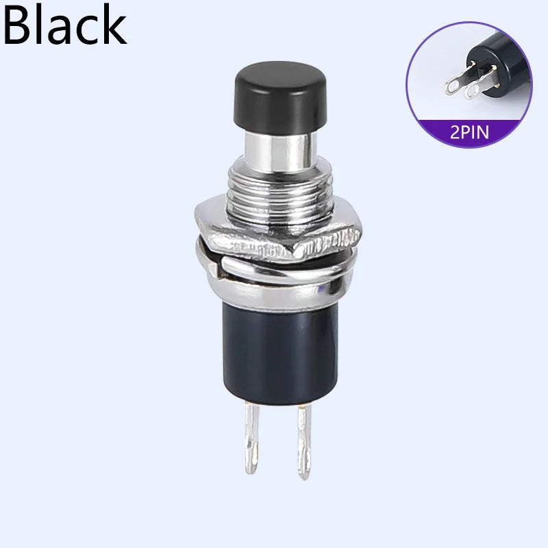 1/6 PCS,7MM,Mini Round Momentary Push Button Switch Press The Self-Reset,Normally Open 1NO,Normally Closed 1NC,Micro Switchs