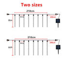 Solar LED Meteor Shower Light Holiday String Light Waterproof Fairy Garden Decor Outdoor Led Street Garland Christmas Decoration