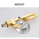 Wanmivezlo Bathroom Basin Faucet Brass Deck Mounted Waterfall Mixer Taps Single Handle Hot Cold Water Mixer Tap