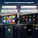 CarlinKit 5.0 CarPlay Android Auto Wireless Adapter Portable Dongle for OEM Car Radio with Wired CarPlay/Android Auto