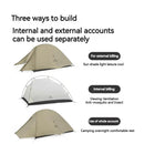 Naturehike Cloud Up Pro Camping Tent 2 People Ultralight Portable 3 Season Tent 20D Nylon Outdoor Travel Hiking Tent With Mat