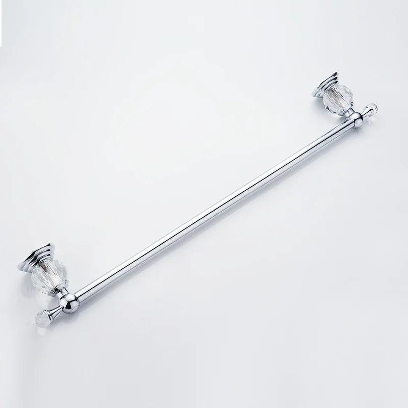 Stainless steel Bathroom Single Towel Shelf Rack Holder Bath Towel Hanger Bar Square DesignTowel Rail Bathroom Accessories