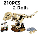 Ideas World T. rex Dinosaur egg Fossil Exhibition Building Blocks Kit Toys Playset for Kids Skeleton Model Museum Laboratory