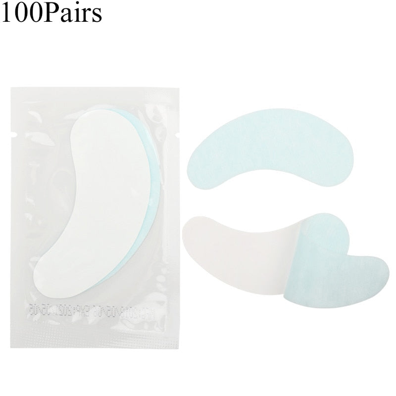 50/100/200 Pairs Under Eye Pads New Design Eye Gel Patches Lint Free Eyelash Pad for Lash Extensions Beauty Eyes Makeup Tools