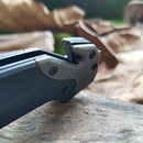 9Cr18MoV Blade Knife with Titanium G10 Handle: High-Hardness Portable Tool for Outdoor Survival & Self-Defense