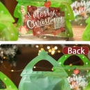 200PCS Christmas Festival Gift Bags Xmas Tree Deer Shape Cookies Candy Bag for Children's Birthday Party Decor Sweets Package