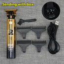 男性用電気バリカン,プロ用電気シェーバー,充電式,USB,t9