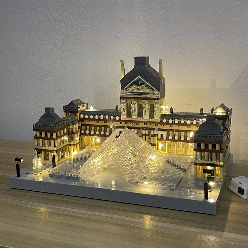 Capitol Building Model Micro Mini Building Blocks Toy: Complex Architectural Models, Creative Puzzle Assembly, Ideal Birthdays
