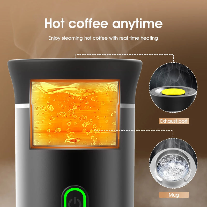 Xiaomi Wireless Electric Portable Espresso Coffee Machine for Car & Home  Coffee Maker 3-in-1 Capsule Powder Travel Coffee Maker