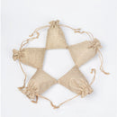 Burlap Gift Bags with Drawstring, Jute Bags, Linen Sacks, Storage Bags for Wedding Favors, Party Jewelry Pouches, 10Pcs