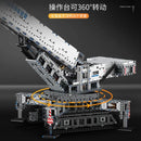 MOULD KING 17002 Technical Car Toys The MOC-10123 RC Motorized Crane Liebher LTR 11200 Truck Model Building Blocks Kids Gifts