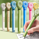 Creative Design 6m Modification Corrector Tape Pen Shape Comfortable Holding White Out Correction Tape Large Capacity